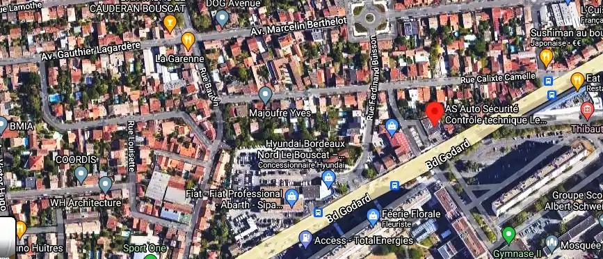 Prix contrôle technique à Le Bouscat