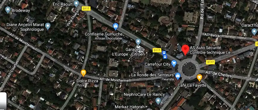 Prix contrôle technique à Le Raincy