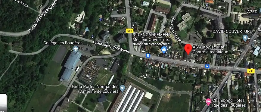 Prix contrôle technique à Louviers