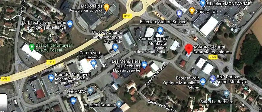 Prix contrôle technique à Montayral