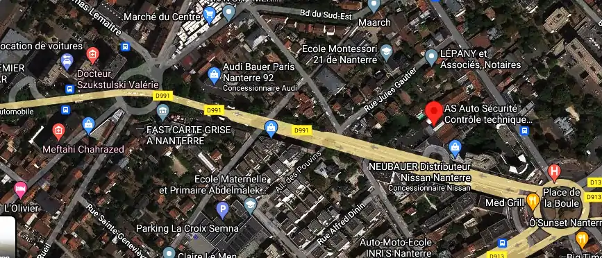 Prix contrôle technique à Nanterre