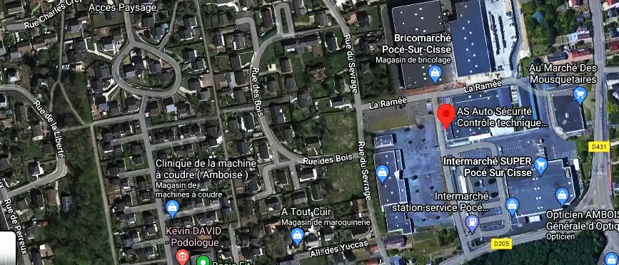 Prix contrôle technique à Pocé-sur-Cisse