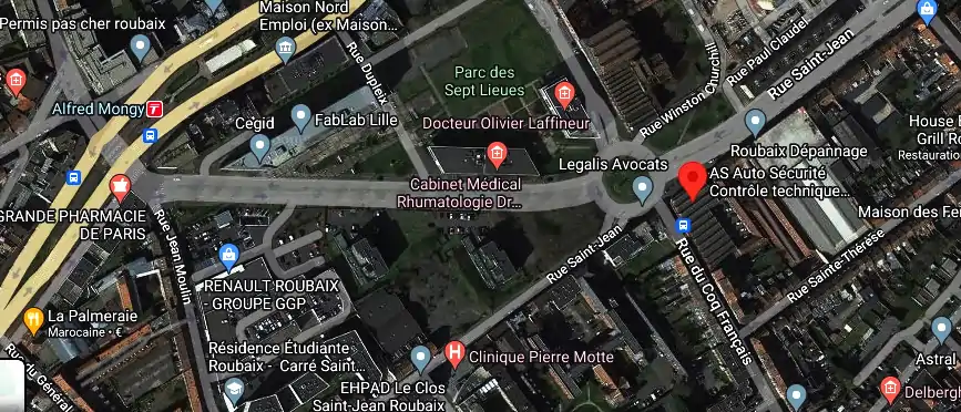 Prix contrôle technique à Roubaix