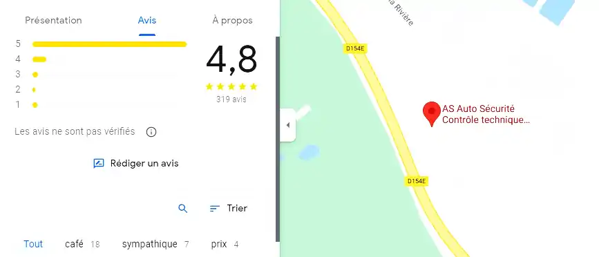 Prix contrôle technique à Rouxmesnil-Bouteilles