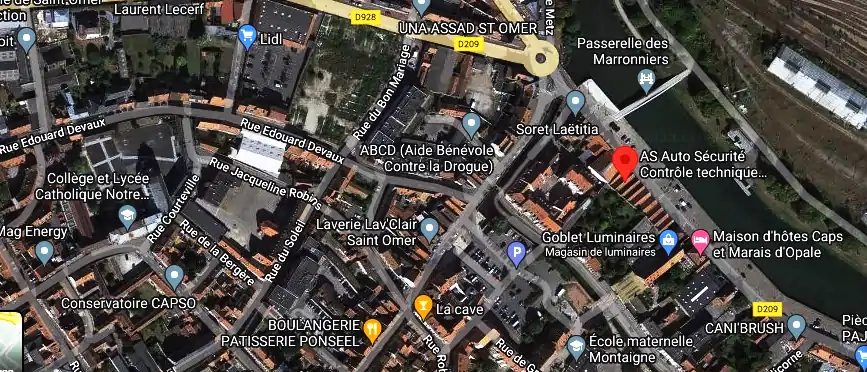 Prix contrôle technique à Saint-Omer