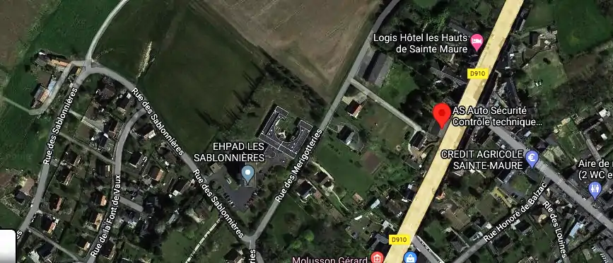 Prix contrôle technique à Sainte-Maure-de-Touraine