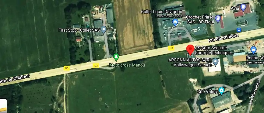 Prix contrôle technique à Sainte-Menehould