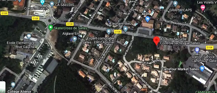 Prix contrôle technique à Salles