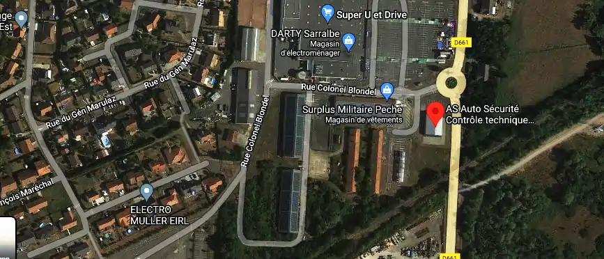 Prix contrôle technique à Sarralbe