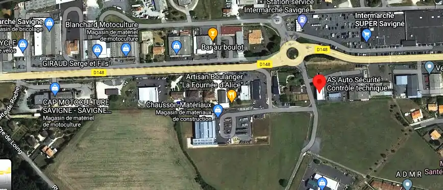 Prix contrôle technique à Savigné