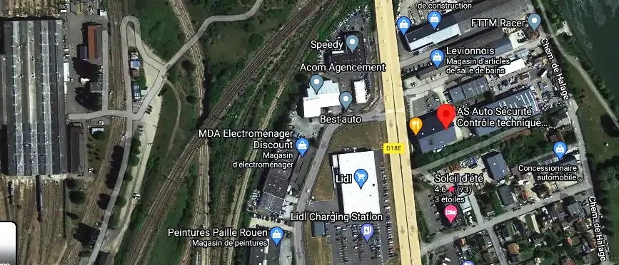 Prix contrôle technique à Sotteville-lès-Rouen