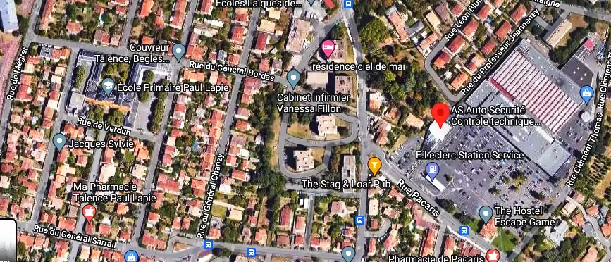 Prix contrôle technique à Talence