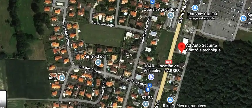 Prix contrôle technique à Orleix