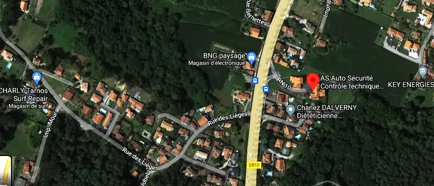 Prix contrôle technique à Tarnos