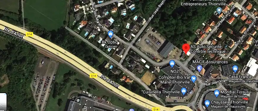 Prix contrôle technique à Thionville