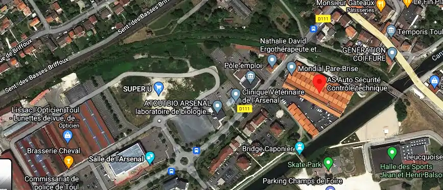 Prix contrôle technique à Toul