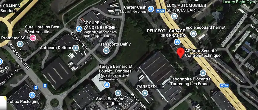 Prix contrôle technique à Tourcoing