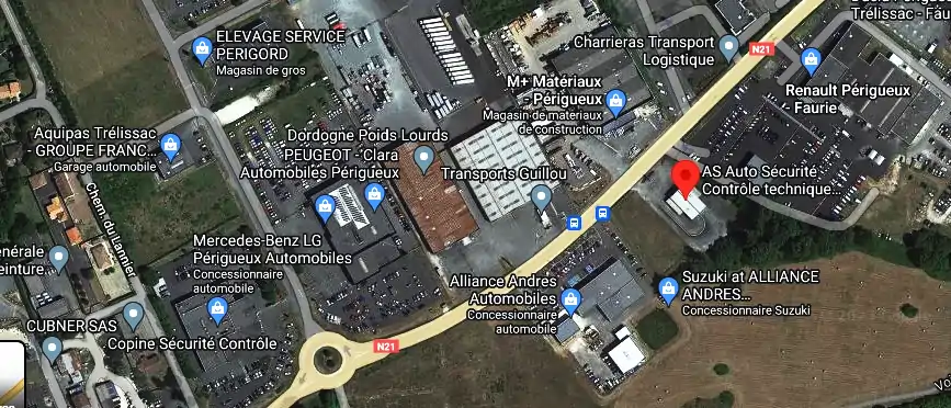 Prix contrôle technique à Trélissac