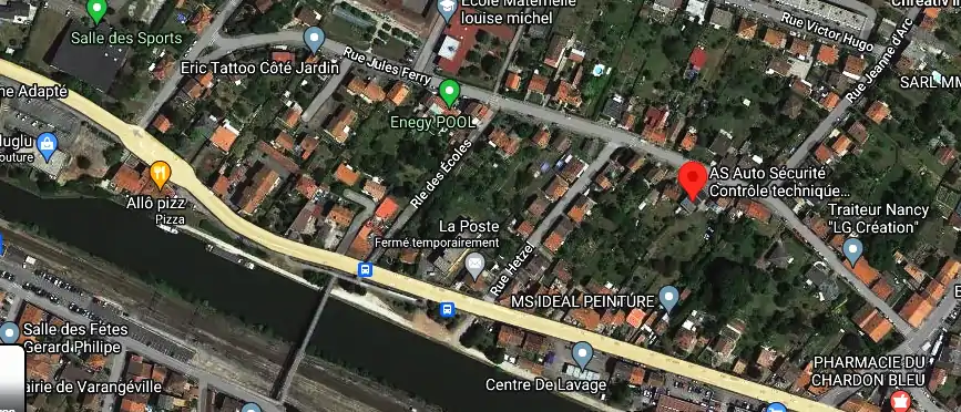 Prix contrôle technique à Varangéville