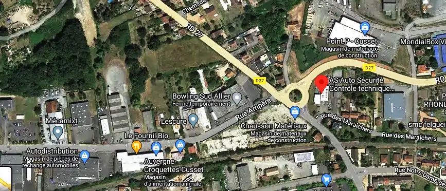 Prix contrôle technique à Cusset