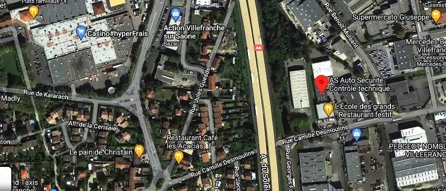 Prix contrôle technique à Villefranche-sur-Saône