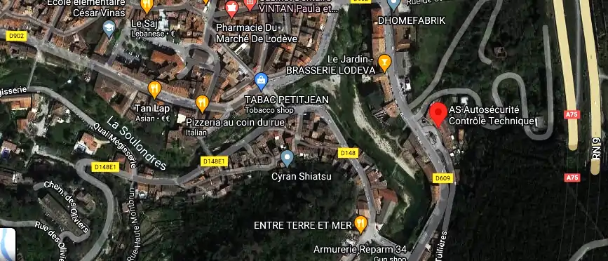 Prix contrôle technique à Lodève