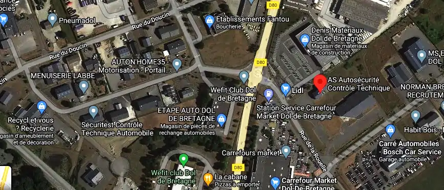 AS Autosécurité Contrôle Technique à Dol-de-Bretagne