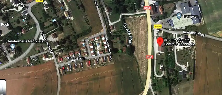 Prix contrôle technique à Courson-les-Carrières