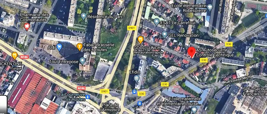 Prix contrôle technique à La Courneuve