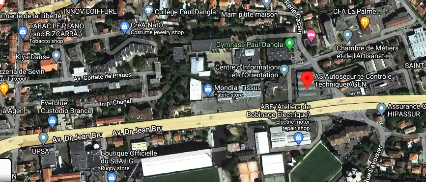 Prix contrôle technique à Agen