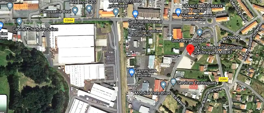 Prix contrôle technique à Ambert