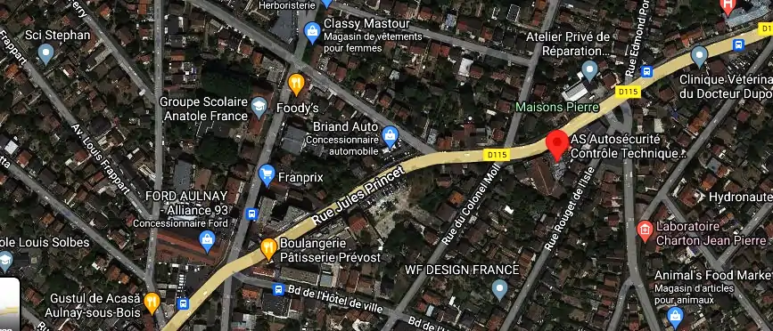 Prix contrôle technique à Aulnay-sous-Bois