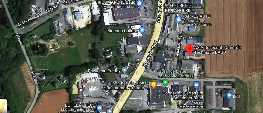 Prix contrôle technique à Baud