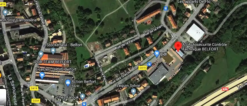 Prix contrôle technique à Belfort