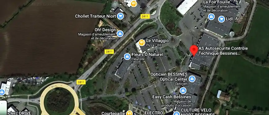 Prix contrôle technique à Bessines