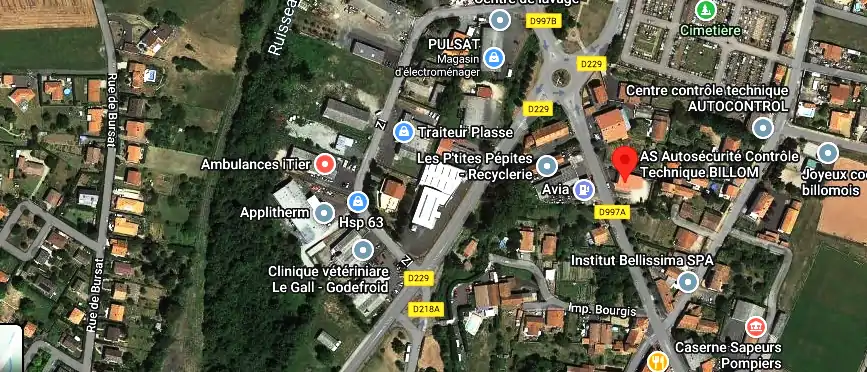 Prix contrôle technique à Billom