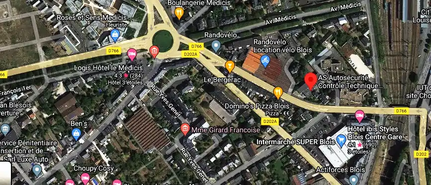 Prix contrôle technique à Blois