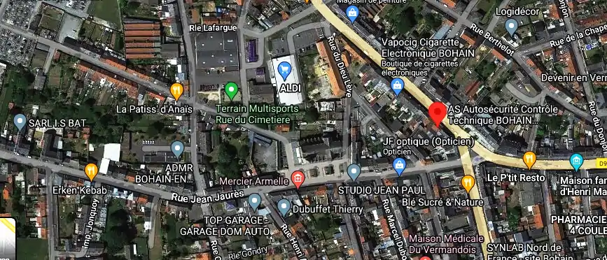 Prix contrôle technique à Bohain-en-Vermandois