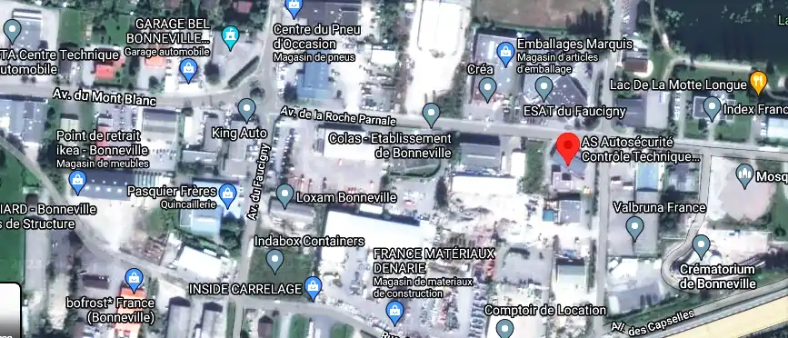 Prix contrôle technique à Bonneville