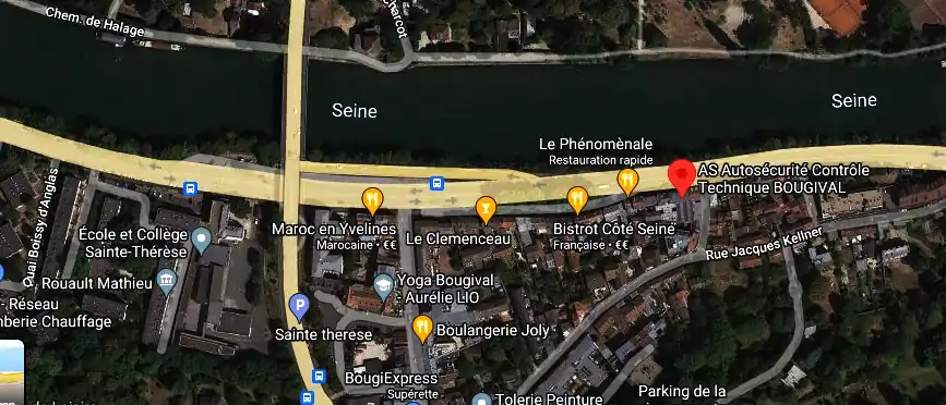 Prix contrôle technique à Bougival