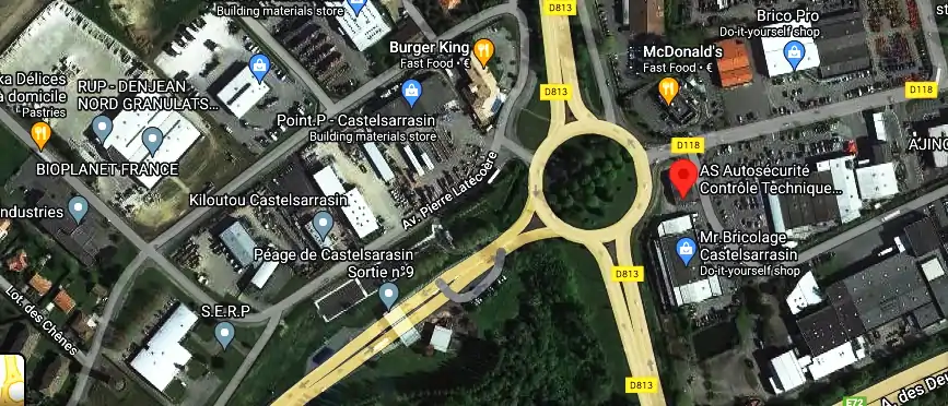 Prix contrôle technique à Castelsarrasin