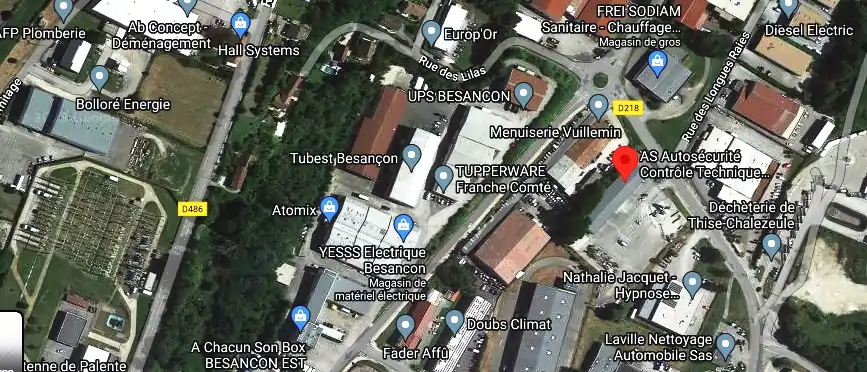 Prix contrôle technique à Chalezeule