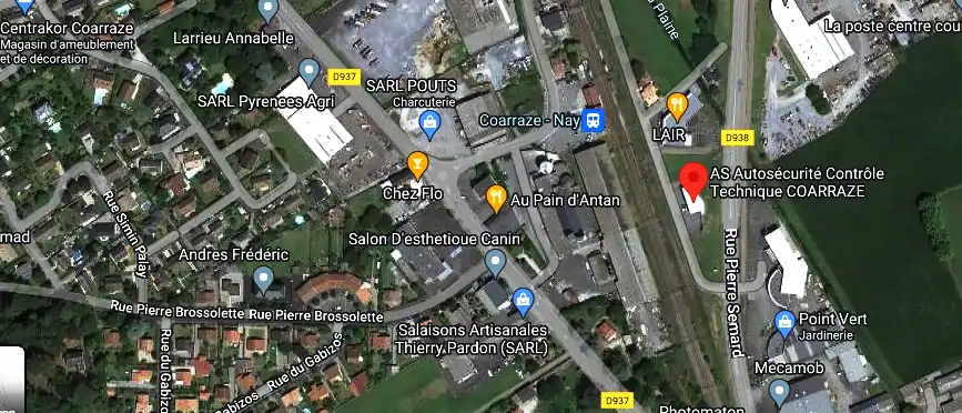 Prix contrôle technique à Coarraze