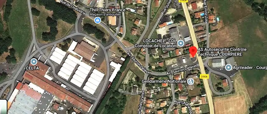 Prix contrôle technique à Courpière