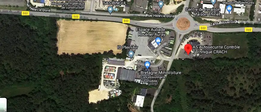 Prix contrôle technique à Crac'h