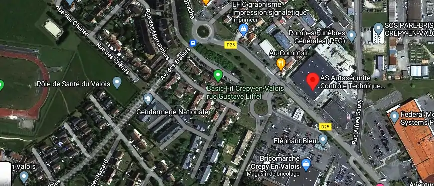 Prix contrôle technique à Crépy-en-Valois