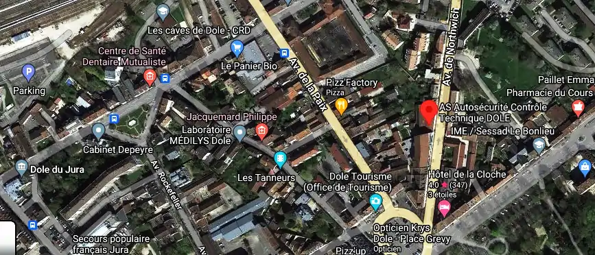 Prix contrôle technique à Dole