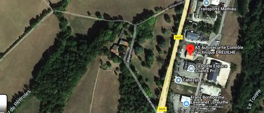 Prix contrôle technique à Dreuilhe