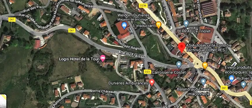 Prix contrôle technique à Dunières