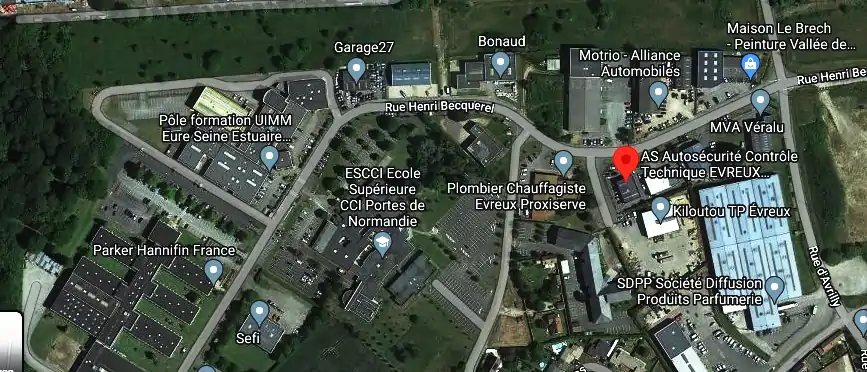 Prix contrôle technique à Évreux